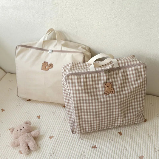 Sac de Maternité Oversize - Grande Capacité, Design Élégant pour Affaires de Bébé