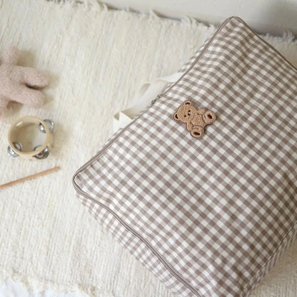 Sac de Maternité Oversize - Grande Capacité, Design Élégant pour Affaires de Bébé