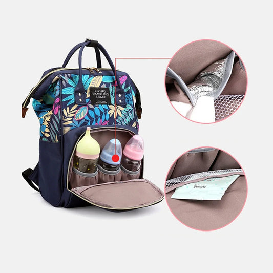 Sac à dos à langer en nylon - Robuste, stylé et multifonction pour parents