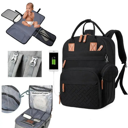 Sac à langer maternité bandoulière - Confort et élégance pour les parents