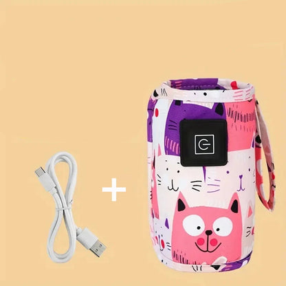 Chauffe Biberon Nomade USB - Sac Isotherme Compact pour Voyages