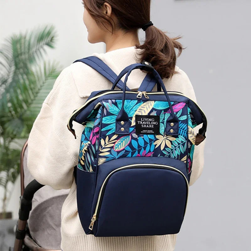 Sac à dos à langer en nylon - Robuste, stylé et multifonction pour parents