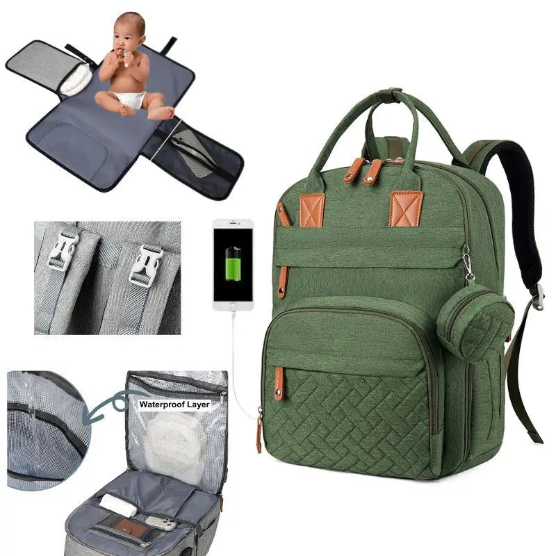 Sac à langer maternité bandoulière - Confort et élégance pour les parents
