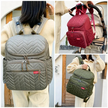 Sac à dos à langer - Multi-poches, Imperméable, Confort et Style