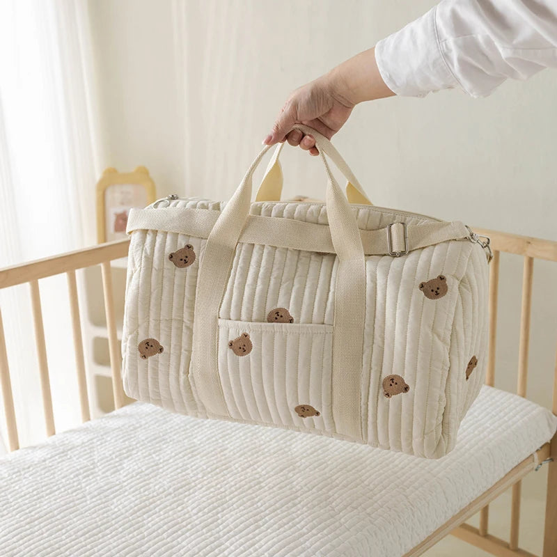Sac à Langer Multifonction avec Lit Pliable - Organisateur de Voyage pour Maman