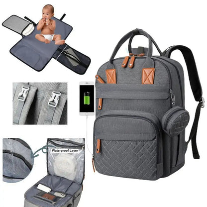 Sac à langer maternité bandoulière - Confort et élégance pour les parents