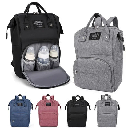 Sac de Maternité avec Porte-Biberon - Transport Pratique pour Nourriture Bébé