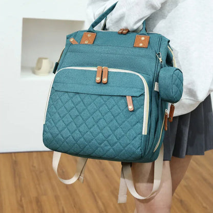 Sac à dos à langer multifonctionnel étanche avec ports USB - Accessoire pour parents