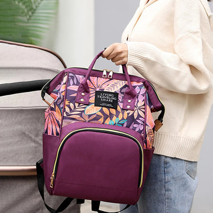 Sac à dos à langer en nylon - Robuste, stylé et multifonction pour parents