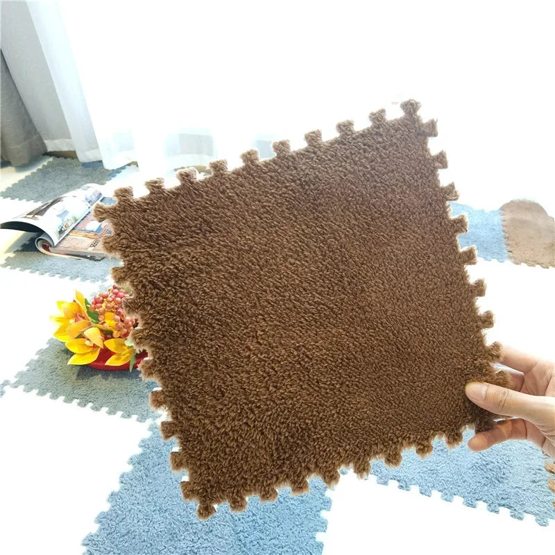 Tapis de sol bébé anti-choc - Dalles puzzle sécurisées et souples