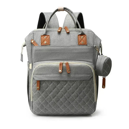 Sac à dos à langer multifonctionnel étanche avec ports USB - Accessoire pour parents