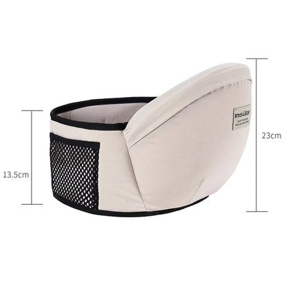 Porte-bébé ergonomique avec tabouret - Confort optimal pour parents et bébés
