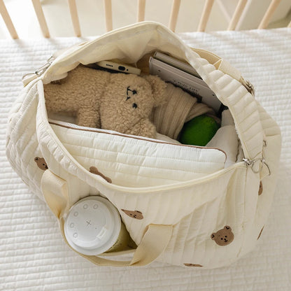 Sac à Langer Multifonction avec Lit Pliable - Organisateur de Voyage pour Maman