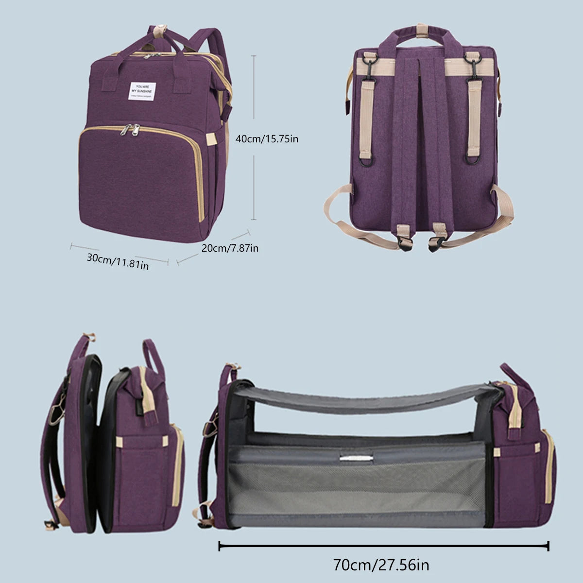 Sac Maternité Weekend - Stockage Optimal, Durable et Élégant