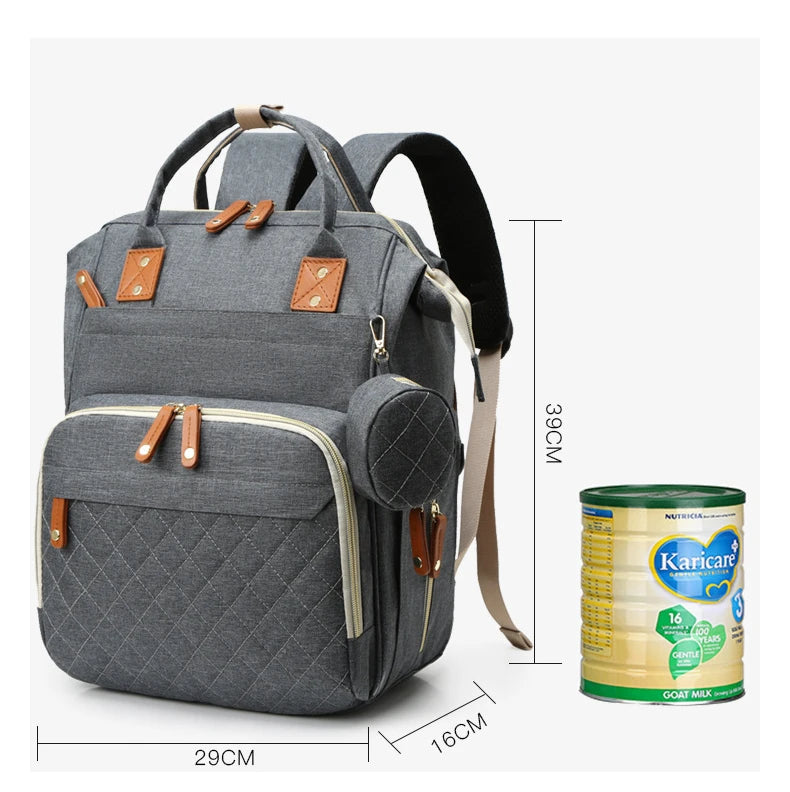 Sac à dos à langer multifonctionnel étanche avec ports USB - Accessoire pour parents