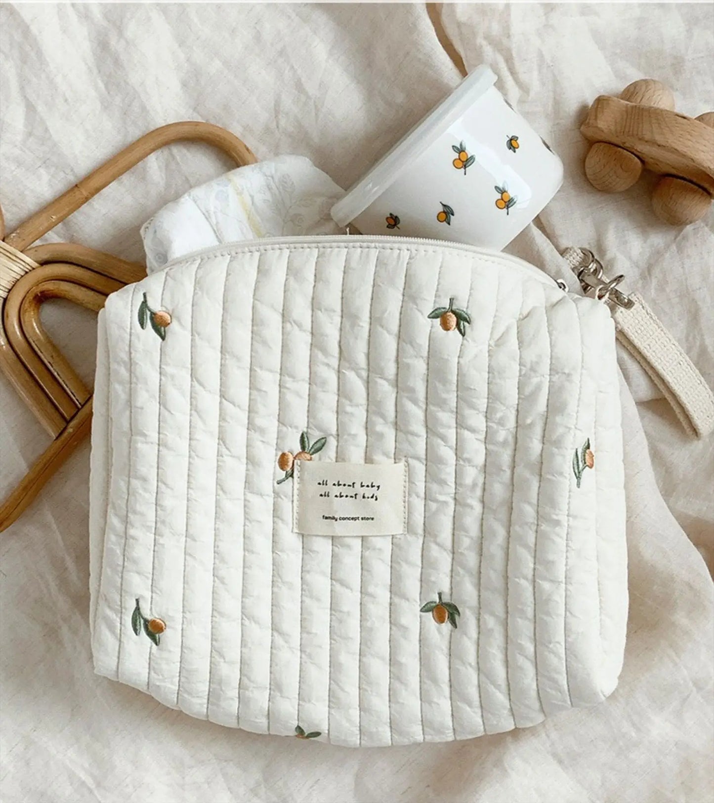 Sac à Langer Maternité en Cuir Synthétique - Chic et Pratique pour Maman