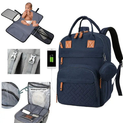 Sac à langer maternité bandoulière - Confort et élégance pour les parents