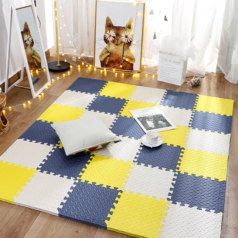 Tapis de Sol pour Bébé en Mousse EVA, Antidérapant, 12 Pièces