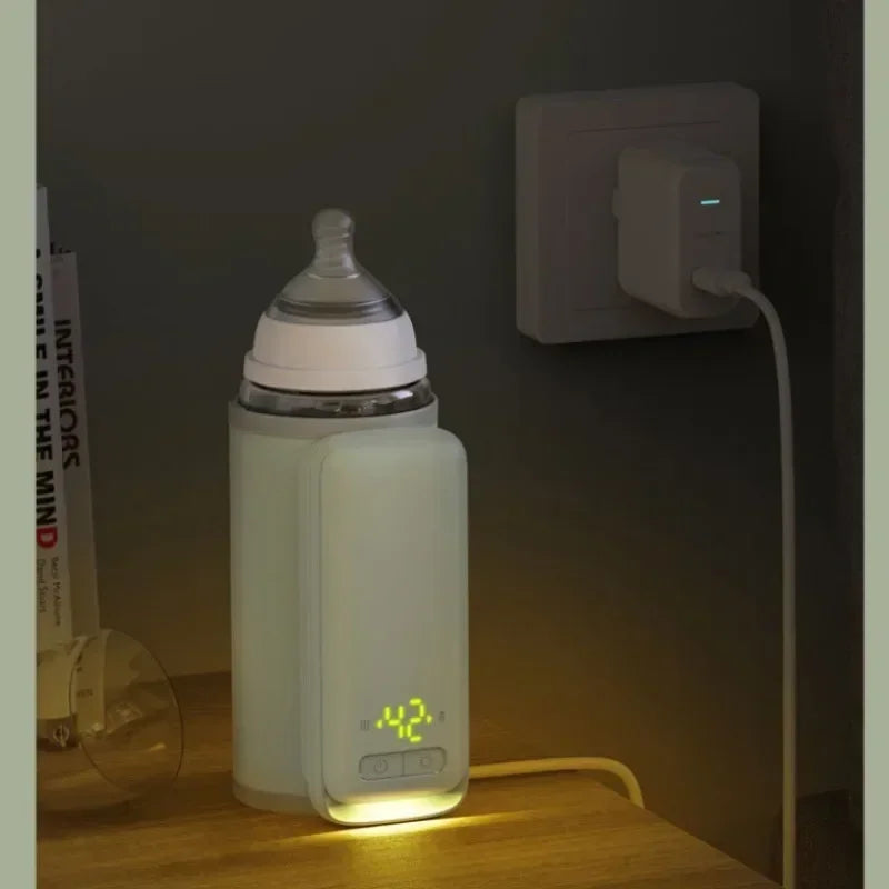 Chauffe Biberon Portable Nomade – Température Ajustable, Idéal pour les Voyages