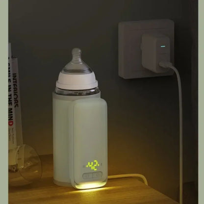 Chauffe Biberon Portable Nomade – Température Ajustable, Idéal pour les Voyages