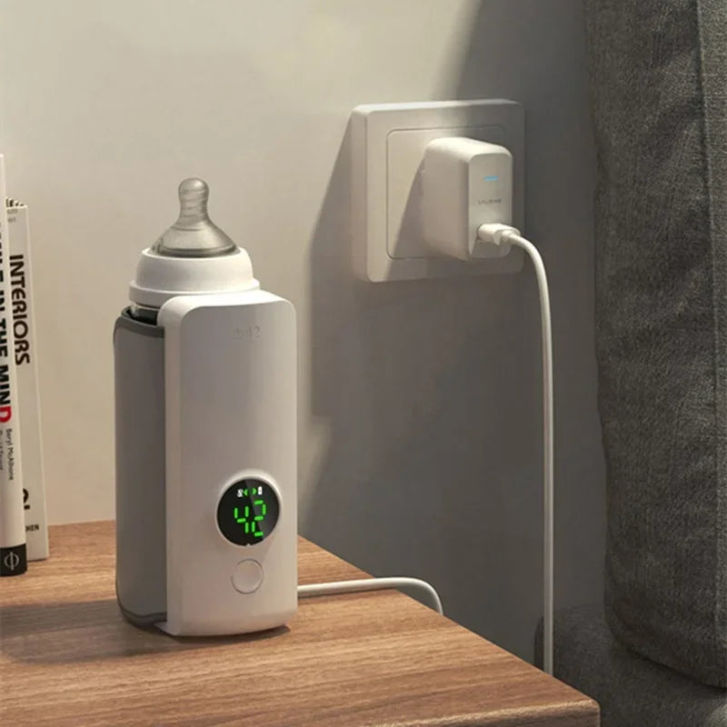 Chauffe-biberon Portable Rechargeable - Idéal pour les Voyages