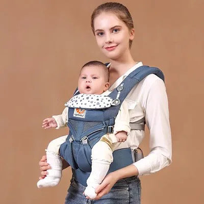 Porte-bébé Ergonomique 360° - Accessoire Parental Respirant Multifonction