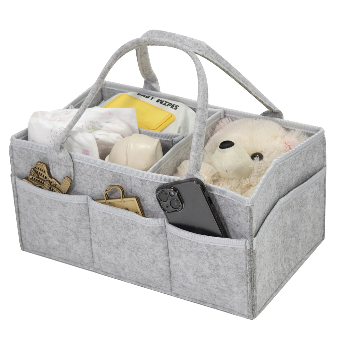 Sac de Maternité Multifonctionnel avec Matelas à Langer pour Sorties