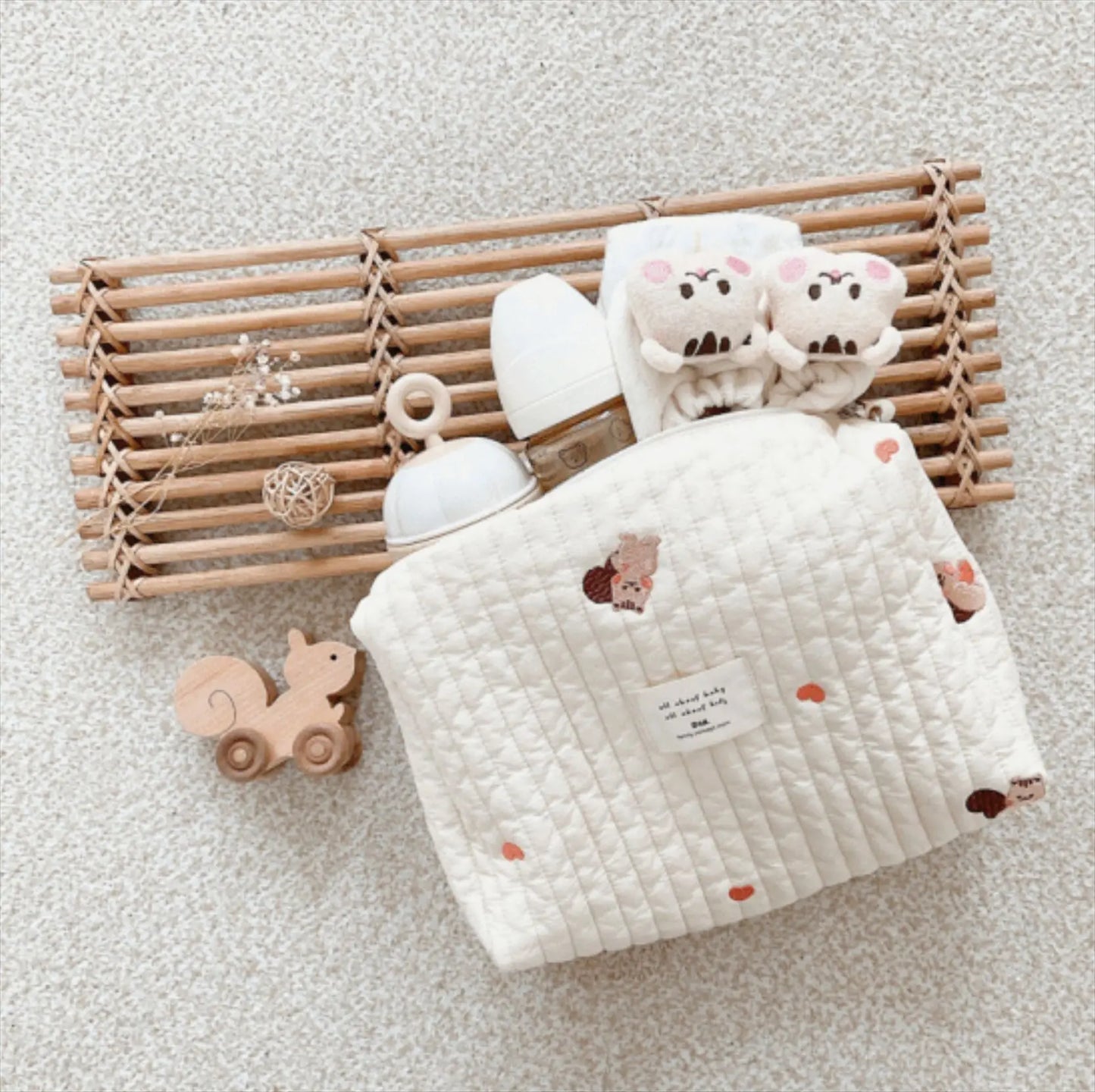 Sac à Langer Maternité en Cuir Synthétique - Chic et Pratique pour Maman