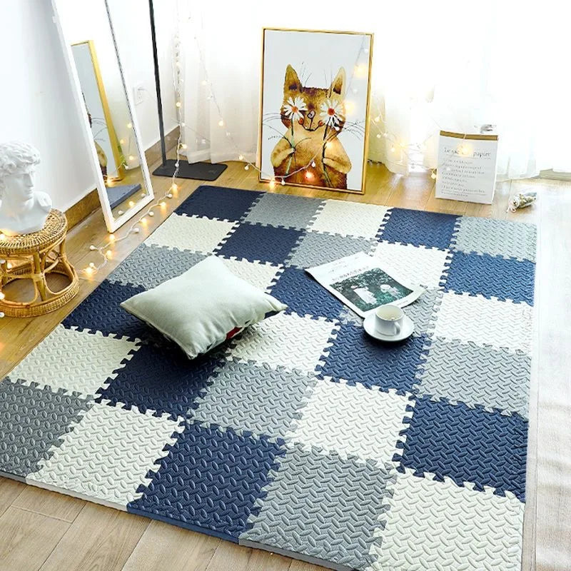 Tapis de Sol pour Bébé en Mousse EVA, Antidérapant, 12 Pièces