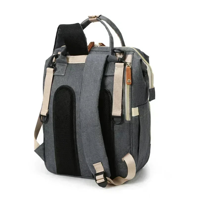 Sac à dos à langer multifonctionnel étanche avec ports USB - Accessoire pour parents