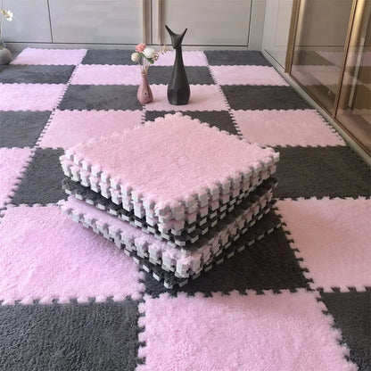 Tapis de sol bébé anti-choc - Dalles puzzle sécurisées et souples