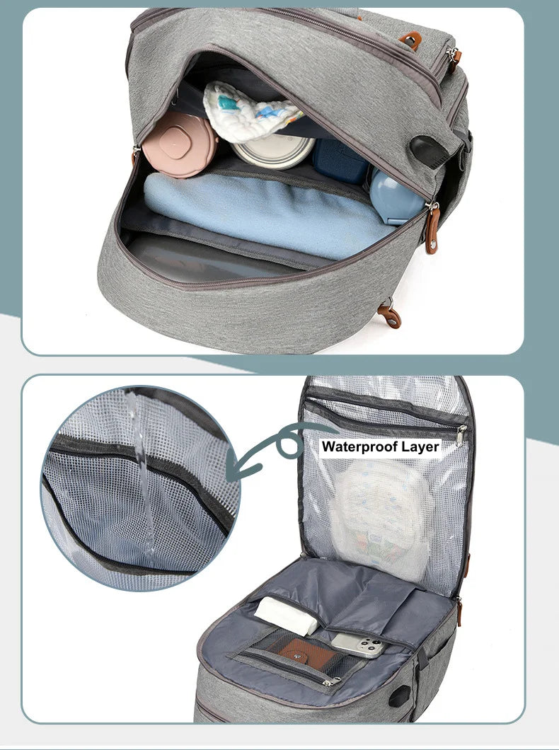 Sac à langer maternité bandoulière - Confort et élégance pour les parents