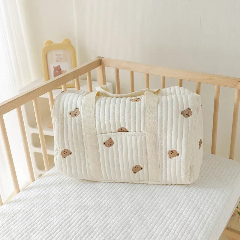 Sac à Langer Multifonction avec Lit Pliable - Organisateur de Voyage pour Maman