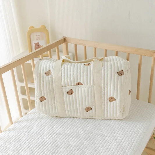 Sac à Langer Multifonction avec Lit Pliable - Organisateur de Voyage pour Maman