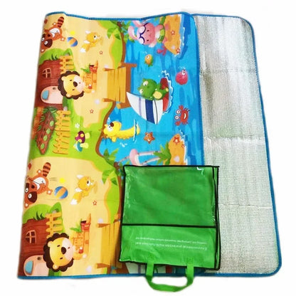 Tapis d'Éveil Puzzle pour Bébé, Surface de jeu en Mousse 180x120cm