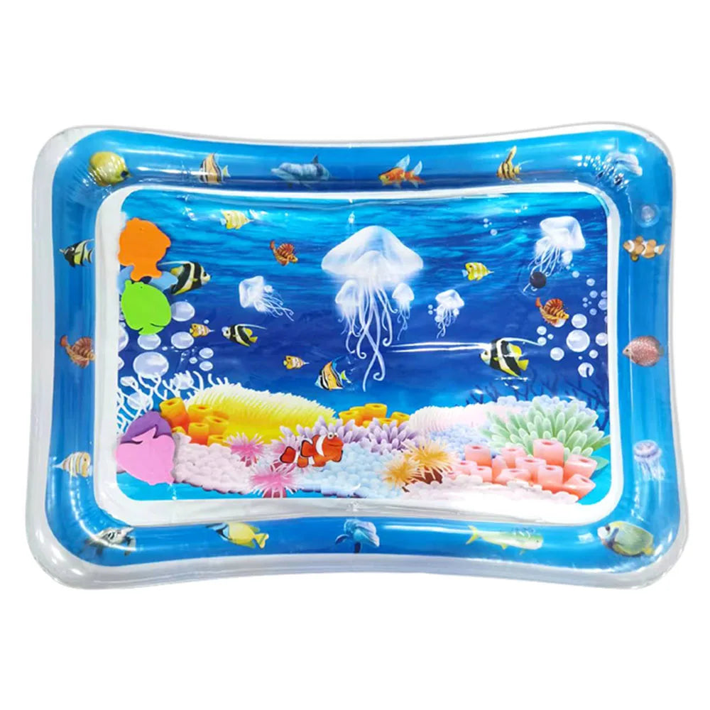 Tapis d'éveil gonflable - Matelas sensoriel en eau pour bébé, Jouet Éducatif