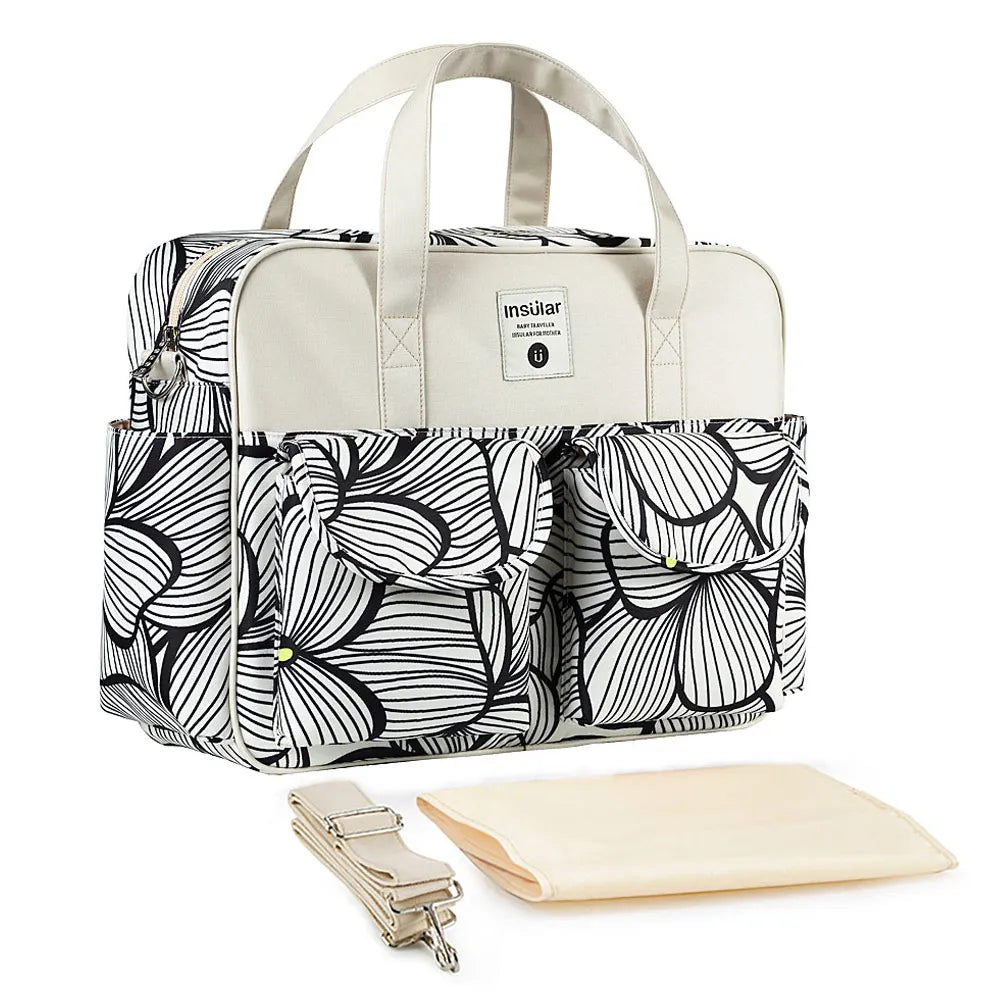Sac Maternité Multifonction Imperméable - Rangement Pratique pour Bébé