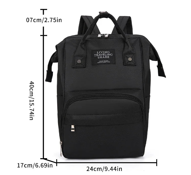 Sac de Maternité avec Porte-Biberon - Transport Pratique pour Nourriture Bébé