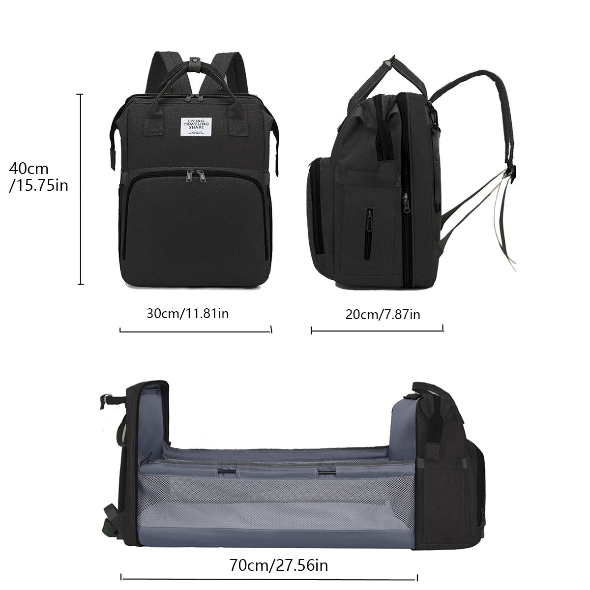 Sac Maternité Weekend - Stockage Optimal, Durable et Élégant