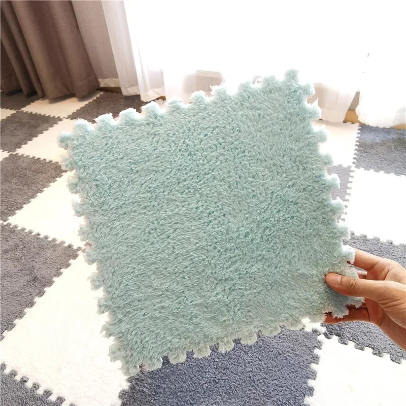 Tapis de sol bébé anti-choc - Dalles puzzle sécurisées et souples
